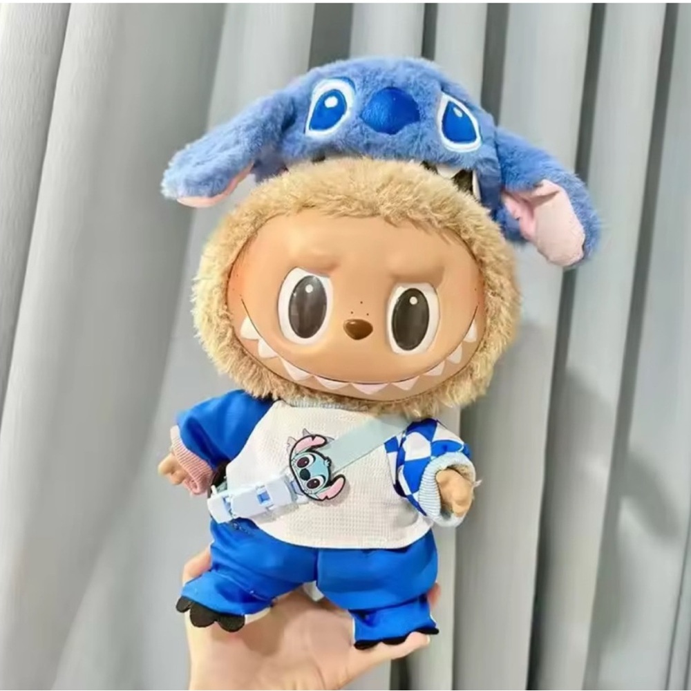 38cm labubu outfit time to chill labubu flip with me